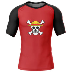 One Piece 'Luffy | Straw Hats' Short Sleeve Compression Rashguard