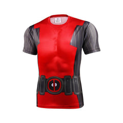Deadpool "Animated" Compression Long Sleeve Rashguard-RashGuardStore