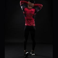Deadpool 'Comic' Long Sleeve Compression Rashguard-RashGuardStore