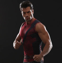Deadpool Compression Tank Top-RashGuardStore