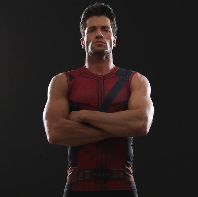 Deadpool Compression Tank Top-RashGuardStore