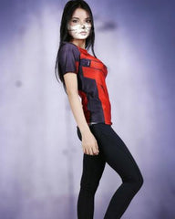 Deadpool Women's Compression Rash Guard-RashGuardStore