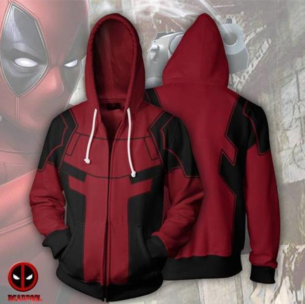 Deadpool Zip Up Hoodie-RashGuardStore