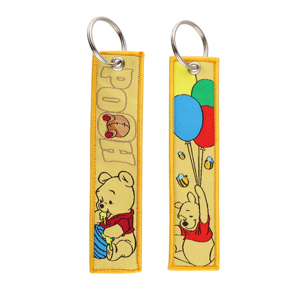 Winnie The Pooh ‘Sweet Pooh' Embroidered Keyring Keychain