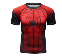 Spider Man Compression 'Far From Home' Elite Short Sleeve Rashguard