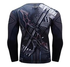 Green Arrow Compression Long Sleeve Rash Guard-RashGuardStore