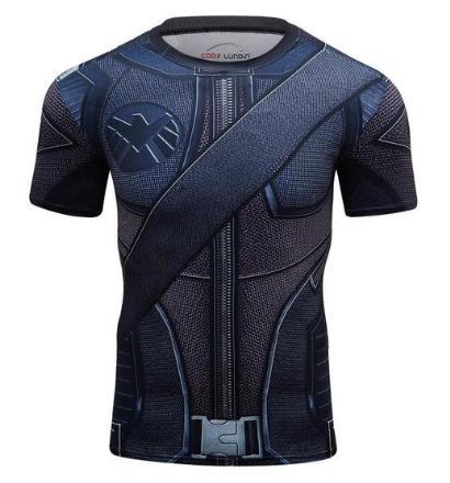 Green Arrow Compression Short Sleeve Rash Guard-RashGuardStore