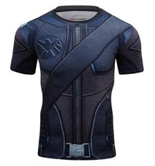Green Arrow Compression Short Sleeve Rash Guard-RashGuardStore