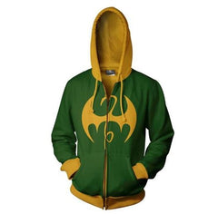 Iron Fist Zip Up Hoodie-RashGuardStore