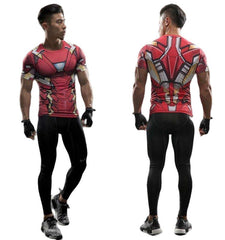 Iron Man 3 "Mark Xxxiii" Compression Rash Guard-RashGuardStore