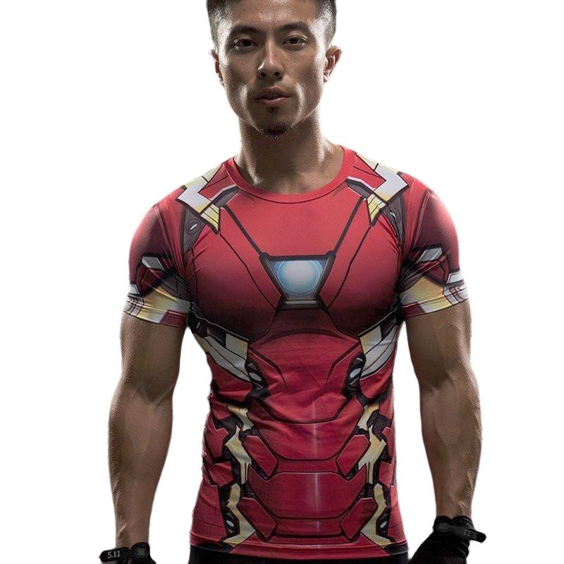 Iron Man 3 "Mark Xxxiii" Compression Rash Guard-RashGuardStore