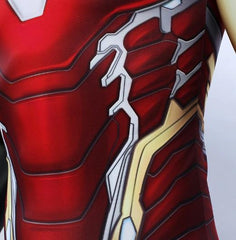 Iron Man "Mark 85" End Game Compression Long Sleeve Rash Guard-RashGuardStore
