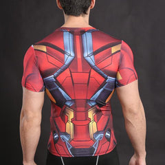 Iron Man "Mark Xix" Compression Rash Guard-RashGuardStore
