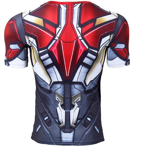 Iron Man "Mark Xvii" Compression Rash Guard-RashGuardStore