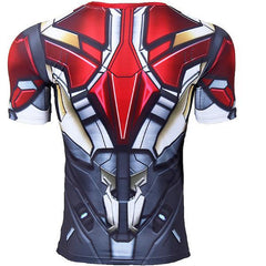 Iron Man "Mark Xvii" Compression Rash Guard-RashGuardStore