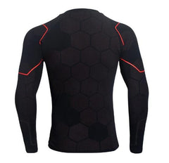 Iron Man 'Stark Industries' Dull Reactor Long Sleeve Premium Compression Rash Guard-RashGuardStore