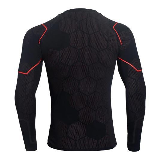 Iron Man 'Stark Industries' Reactor Long Sleeve Premium Compression Rash Guard-RashGuardStore
