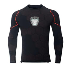 Iron Man 'Stark Industries' Reactor Long Sleeve Premium Compression Rash Guard-RashGuardStore
