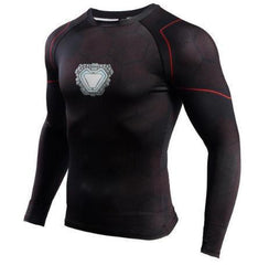 Iron Man 'Tony Stark' Infinity War Long Sleeve Undersuit Compression Rash Guard-RashGuardStore