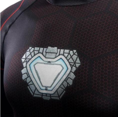 Iron Man 'Tony Stark' Infinity War Long Sleeve Undersuit Compression Rash Guard-RashGuardStore