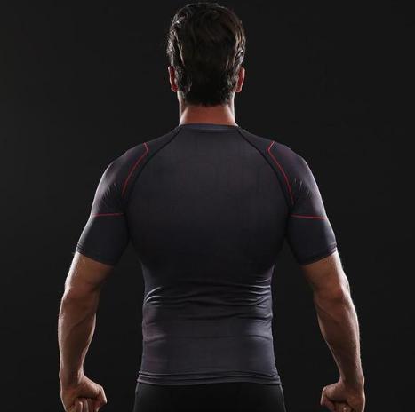Iron Man 'Tony Stark' Infinity War Undersuit Compression Rash Guard-RashGuardStore