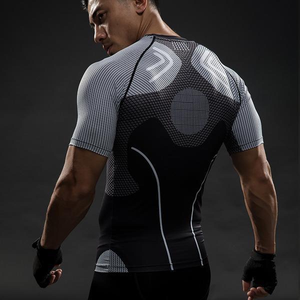 Iron Man "Tony'S Workshop" Undersuit Compression Rash Guard-RashGuardStore
