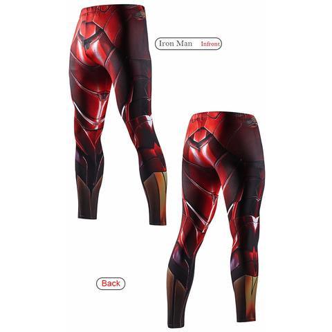 Ironman Men'S Premium Compression Leggings Grappling Spats-RashGuardStore