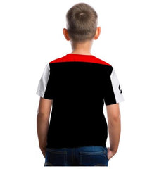 Kid's Avengers "End Game" Orange Short Sleeve Compression Rash Guard-RashGuardStore