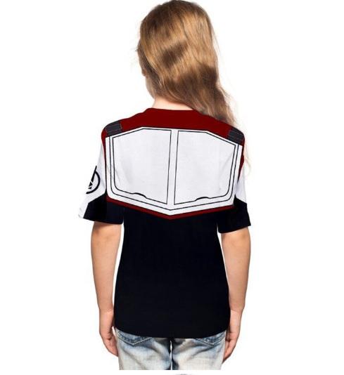 Kid's Avengers "End Game" Short Sleeve Compression Rash Guard-RashGuardStore