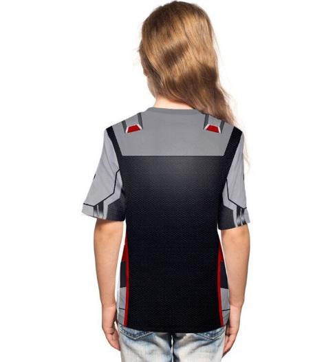 Kid's Avengers "End Game" Team Suit Short Sleeve Compression Rash Guard-RashGuardStore