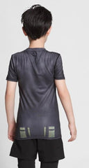 Kid's Batman "Outsiders" Short Sleeve Compression Rash Guard-RashGuardStore