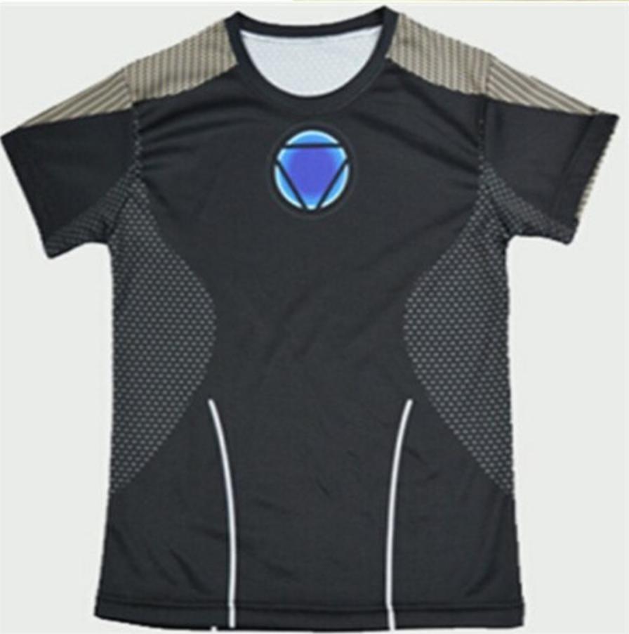 Kid's Iron Man "Tony's Workshop" Compression Rash Guard-RashGuardStore