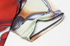 Women's Iron Man Compression 'Mark 85' Short Sleeve Rashguard