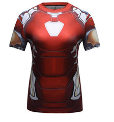 Women's Iron Man Compression 'Mark 85' Short Sleeve Rashguard