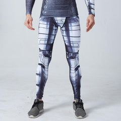 Men's Buck "Winter Soldier" Armor Compression Leggings Grappling Spats-RashGuardStore
