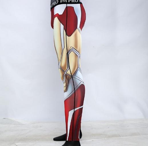 Men's Iron Man "Mark 85" End Game Compression Leggings Spats-RashGuardStore