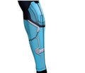 Men's Men's Captain Marvel Carol Danvers 'Star Force' Green Kree Compression Leggings Spats-RashGuardStore