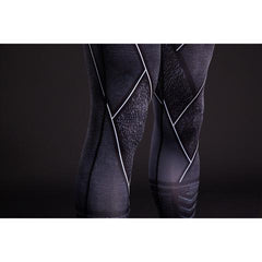 Men's The Flash "Zoom" Compression Leggings Grappling Spats-RashGuardStore