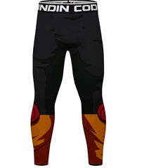 BJJ Rash Guard Men's Naruto Elite Leggings Compression Spats