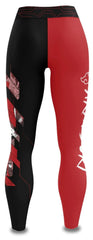 Women's Naruto 'Akatsuki | Two Tone' Leggings Yoga Pants