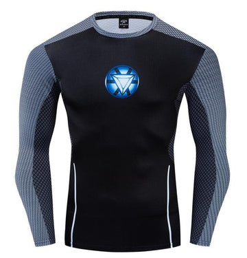 Tony's Workshop Iron Man Long Sleeve Rashguard