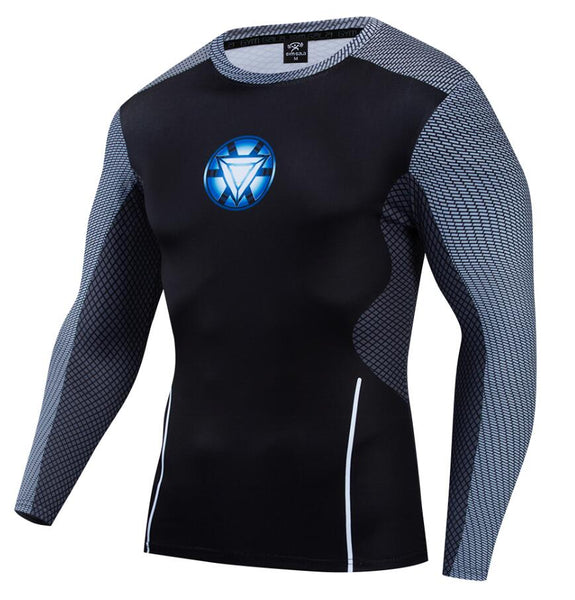 Iron Man'Tony's Workshop' Long Sleeve Rashguard