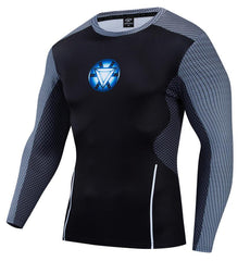 Iron Man'Tony's Workshop' Long Sleeve Rashguard