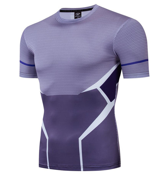 Silver Compression 'Age of Ultron' Short Sleeve Rashguard