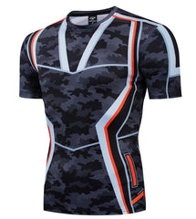 Iron ManCompression 'Iron ManStark Infinity War Camouflage' Short Sleeve Rashguard