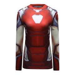 Women's Iron Man Compression 'Mark 85 ' End Game Long Sleeve Rashguard