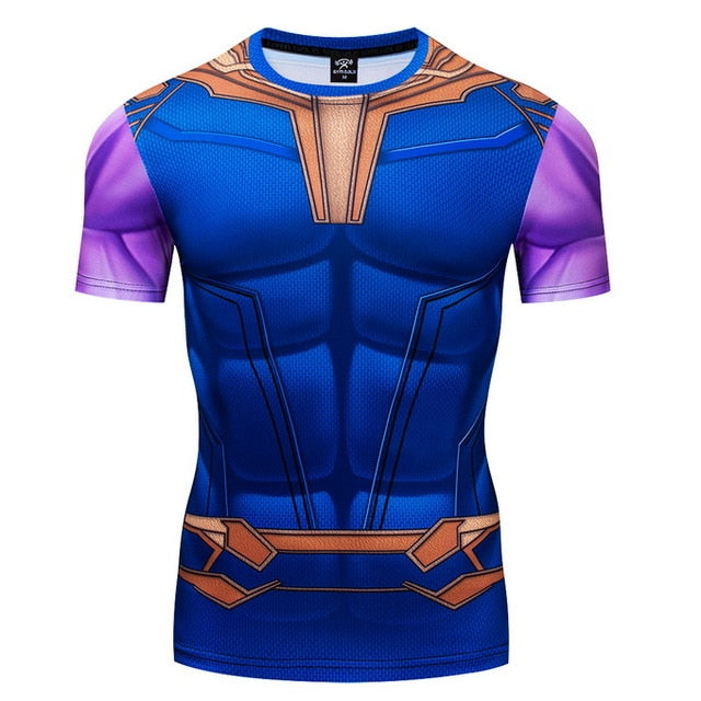 Thanos Compression 'Guardians' Short Sleeve Rashguard