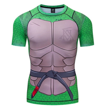 Rashguard Compression Short Sleeve Teenage Mutant Ninja Turtles