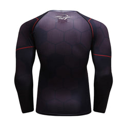 Iron ManCompression 'Avengers | Infinity War' Elite Iron ManStark Reactor Undersuit Long Sleeve Rashguard