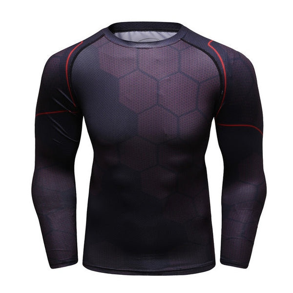Iron ManCompression 'Avengers | Infinity War' Elite Iron ManStark No Reactor Undersuit Long Sleeve Rashguard